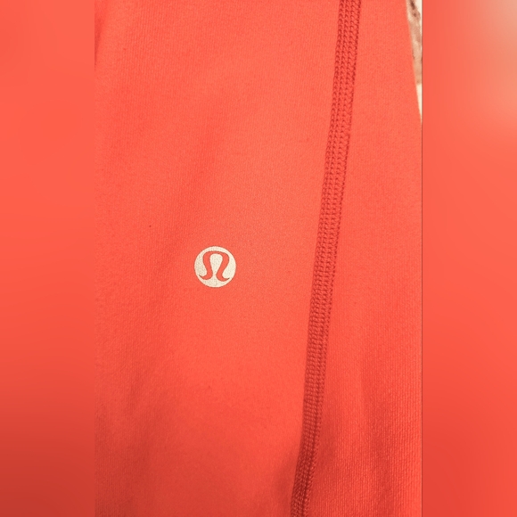 Lululemon Flare Leg Midrise Orange Leggings Size 12  (B4) - Picture 10 of 10